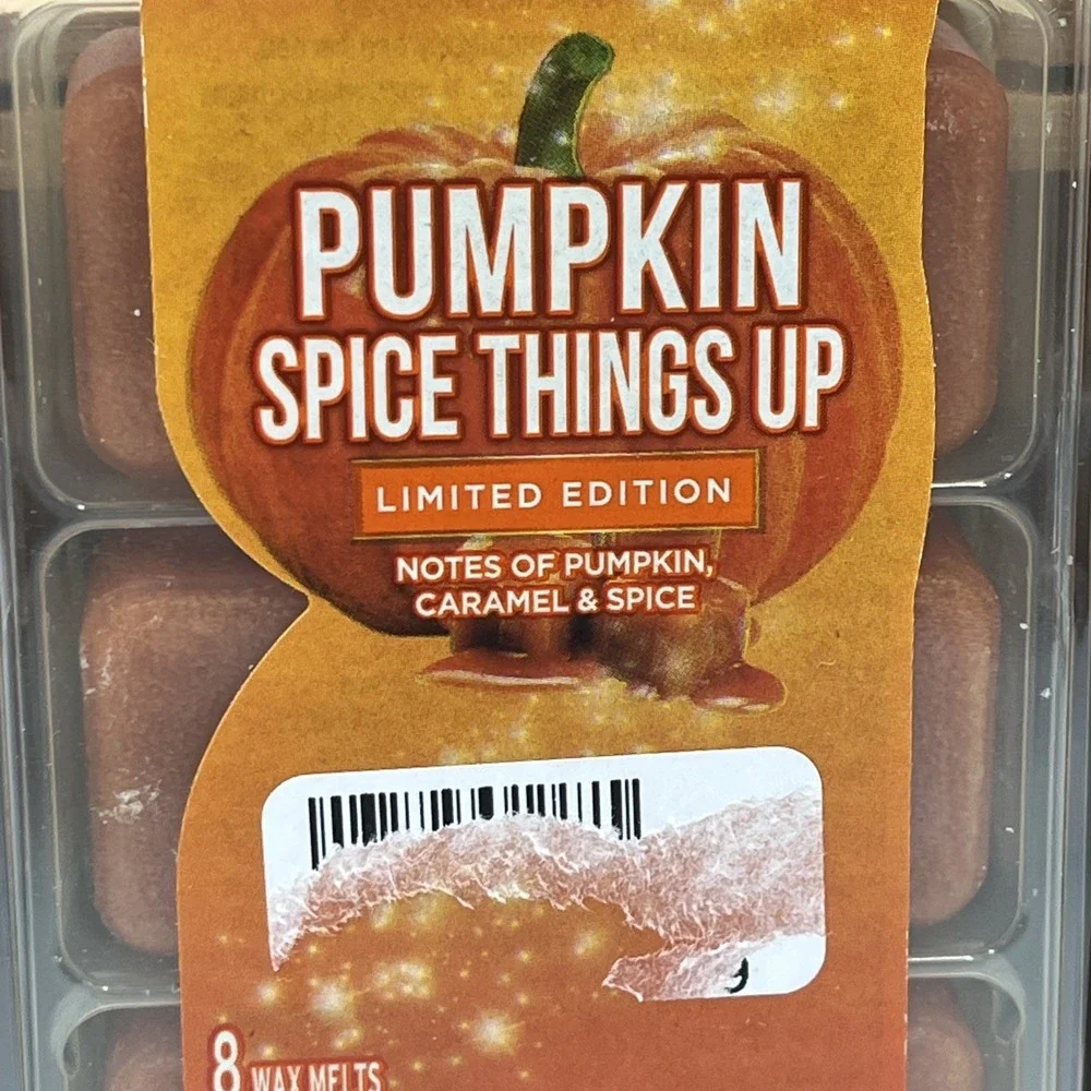 4 Pack Glade Limited Edition Pumpkin Spice Things Up Wax Melts 32 total 3.1oz Ea